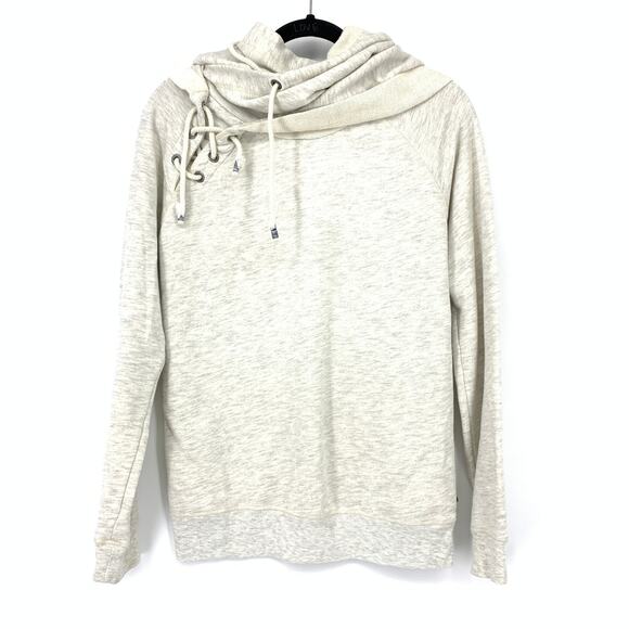 Maison Scotch Tops - Maison Scotch Pullover Hoodie Sweatshirt Womens Size 3 US 8 Light Heather Gray